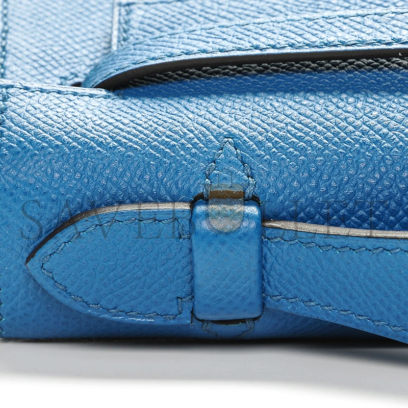 H**me5 master kelly pochette epsom bleu izmir palladium hardware (22*14*7cm)